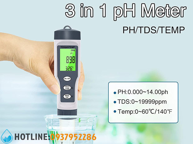 Bút đo pH/TDS/TEMP Total Meter EZ-9901