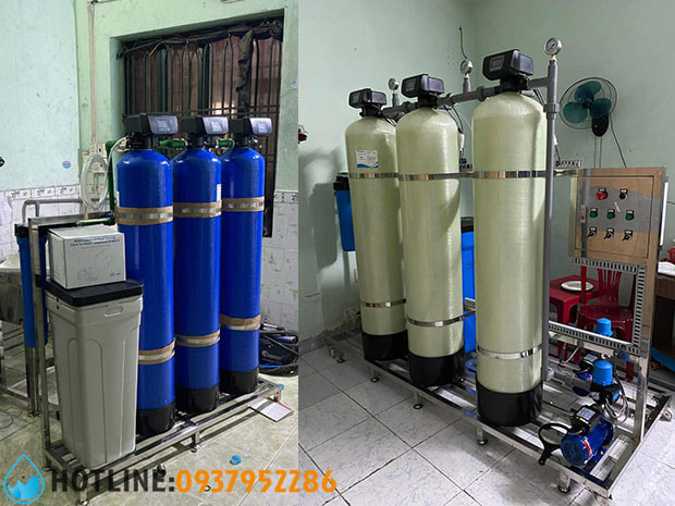 Hệ Thống Lọc Nước Giếng Khoan Cho Trường Mầm Non 5 m3/h Auto Valve