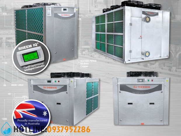 Heat Pump Công Nghiệp Rheem Thermal Cho Hồ Bơi