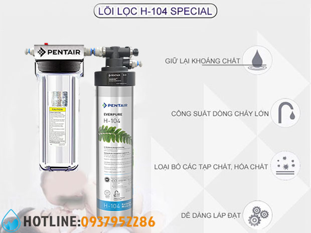 Thumbnail 3: Máy Lọc Nước Pentair Everpure H104